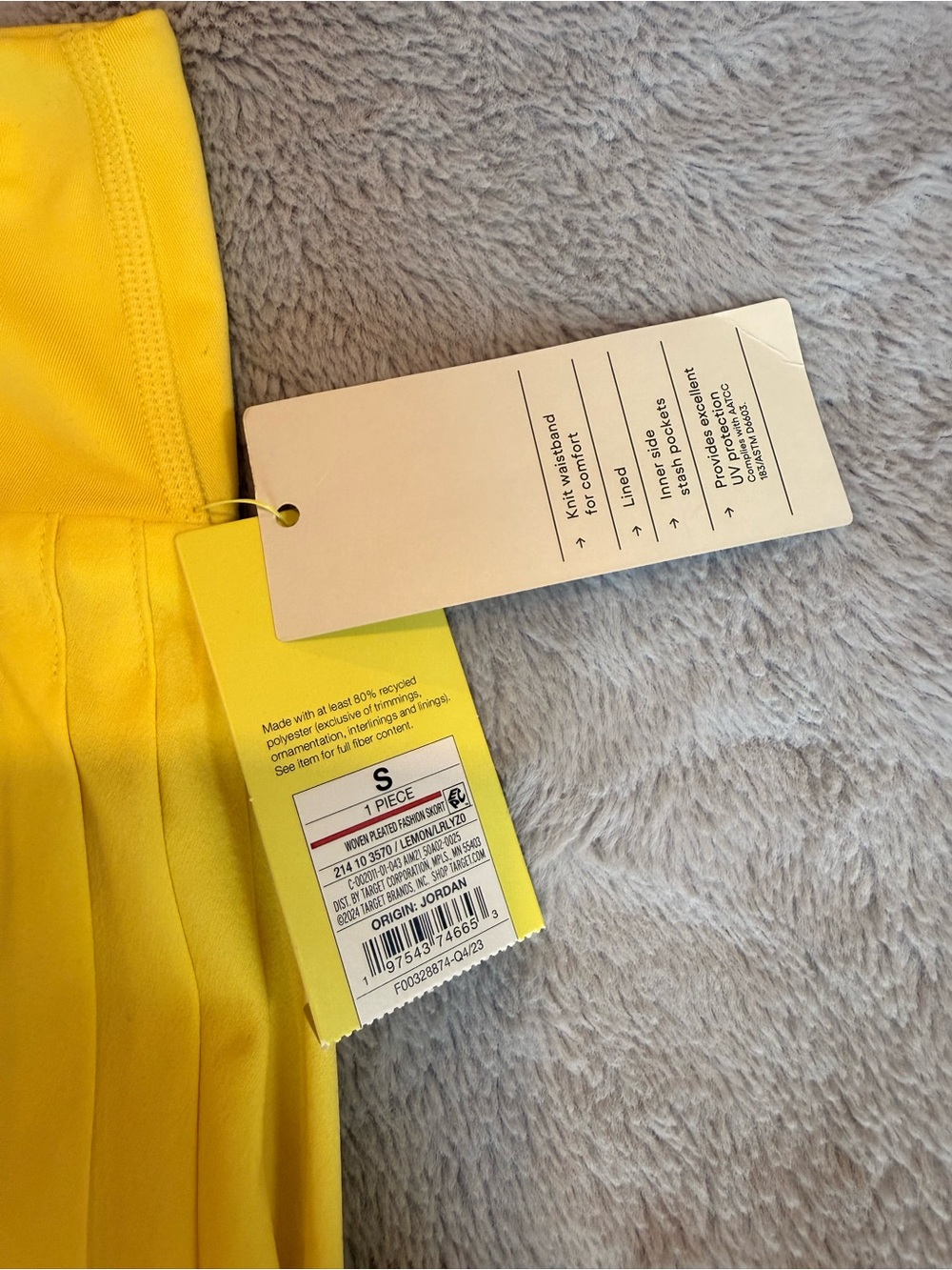 All in Motion Bright Yellow Tennis Skirt 🎾 - Picture 3 of 6